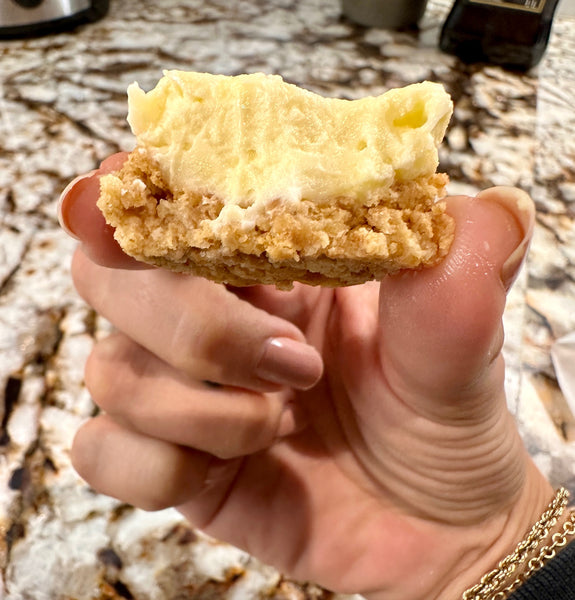 High Protein Lemon "Cheesecake" Bites